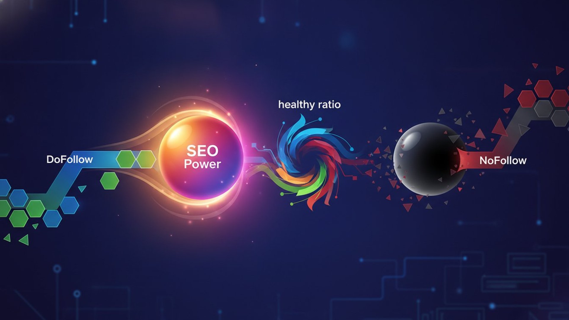 DoFollow vs NoFollow Links Explained - The difference between dofollow and nofollow links, how each affects SEO and link equity, and what a healthy dofollow/nofollow ratio looks like.